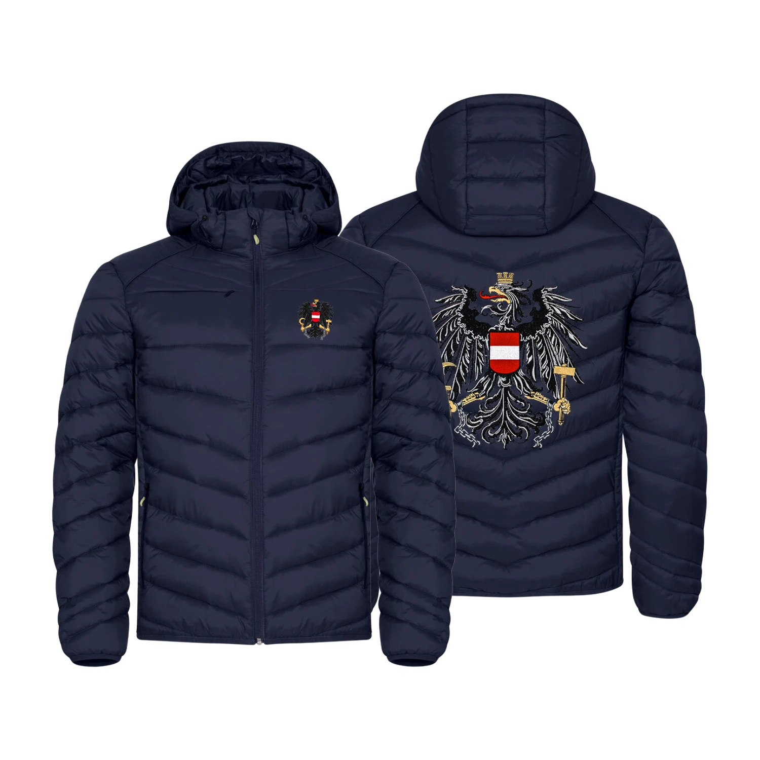 Österreich Adler Steppjacke