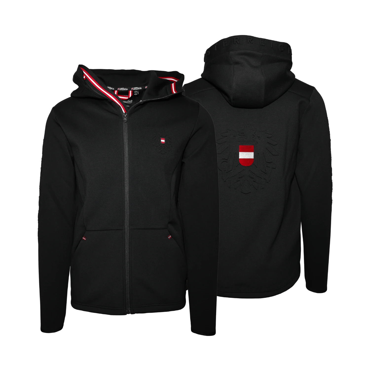 Österreich Adler Lifestyle Kapuzenjacke