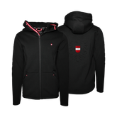Österreich ZIP Hoodie schwarz #Farbe_Schwarz