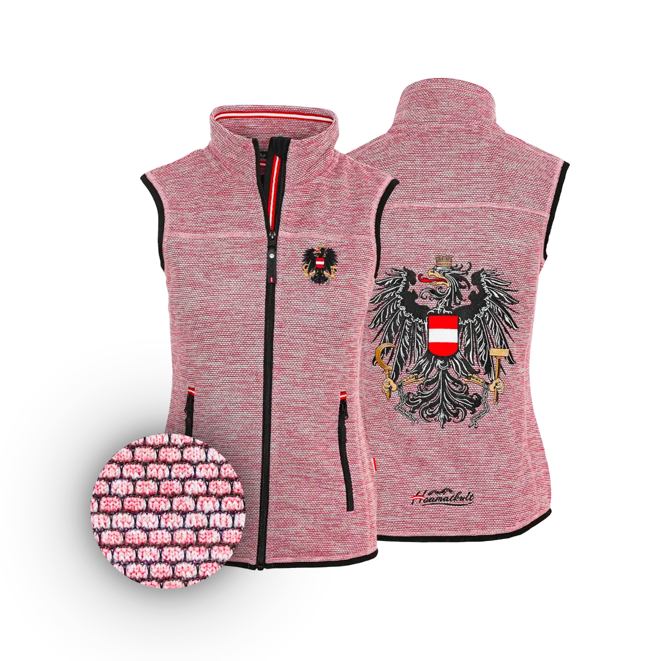 Österreich Adler Kultgilet - Dobby Fleece