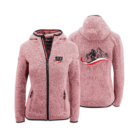 Kultjacke mit Kapuze - Ski Österreich Fahne