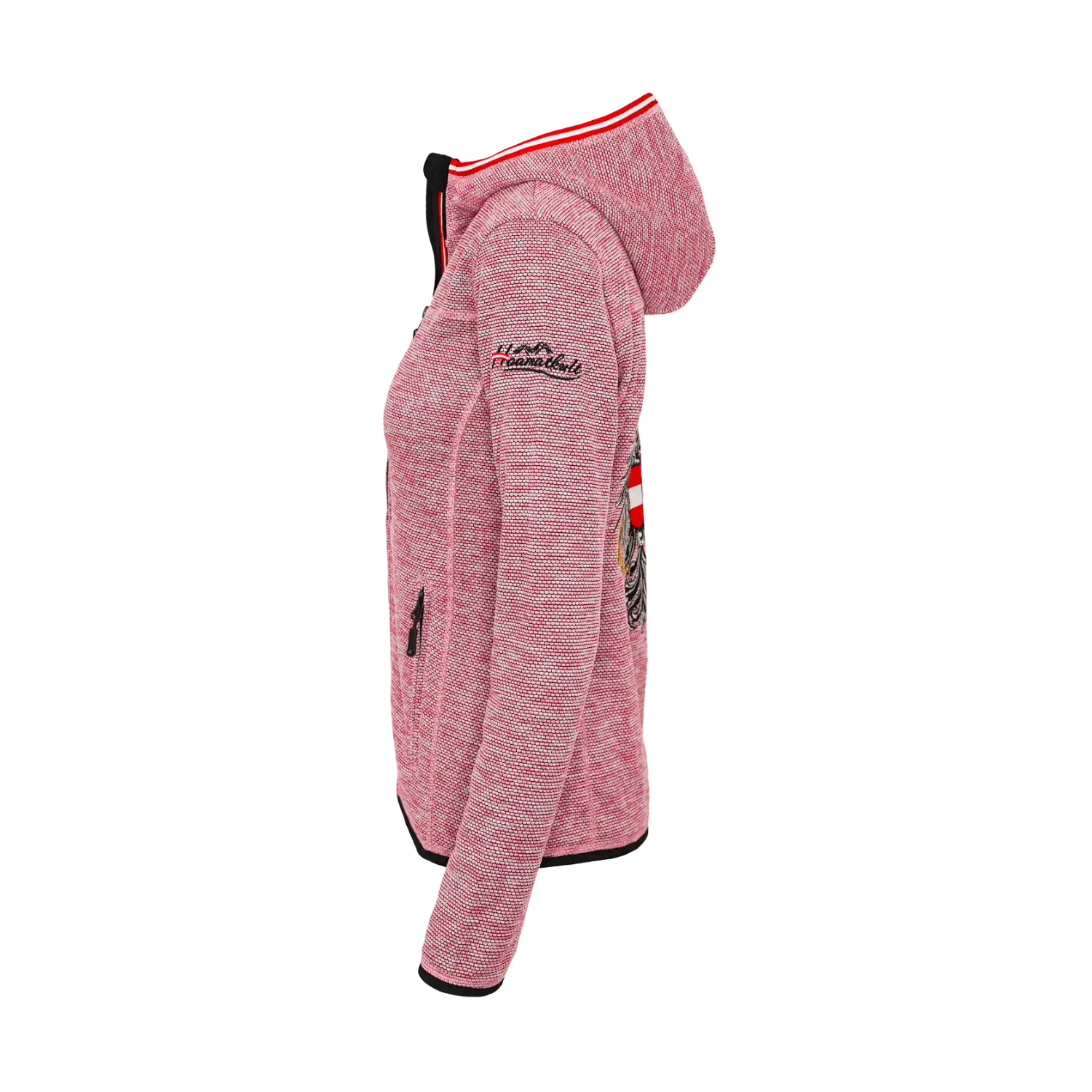 Österreich Kultjacke mit Kapuze - Dobby Fleece