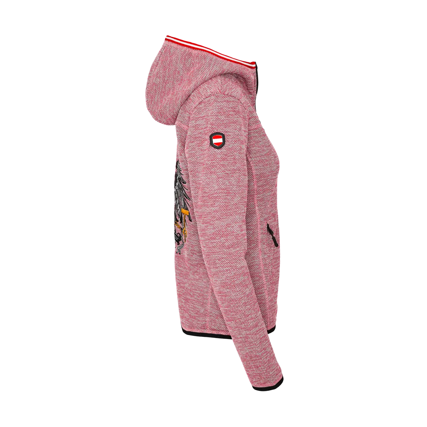 Österreich Kultjacke mit Kapuze - Dobby Fleece