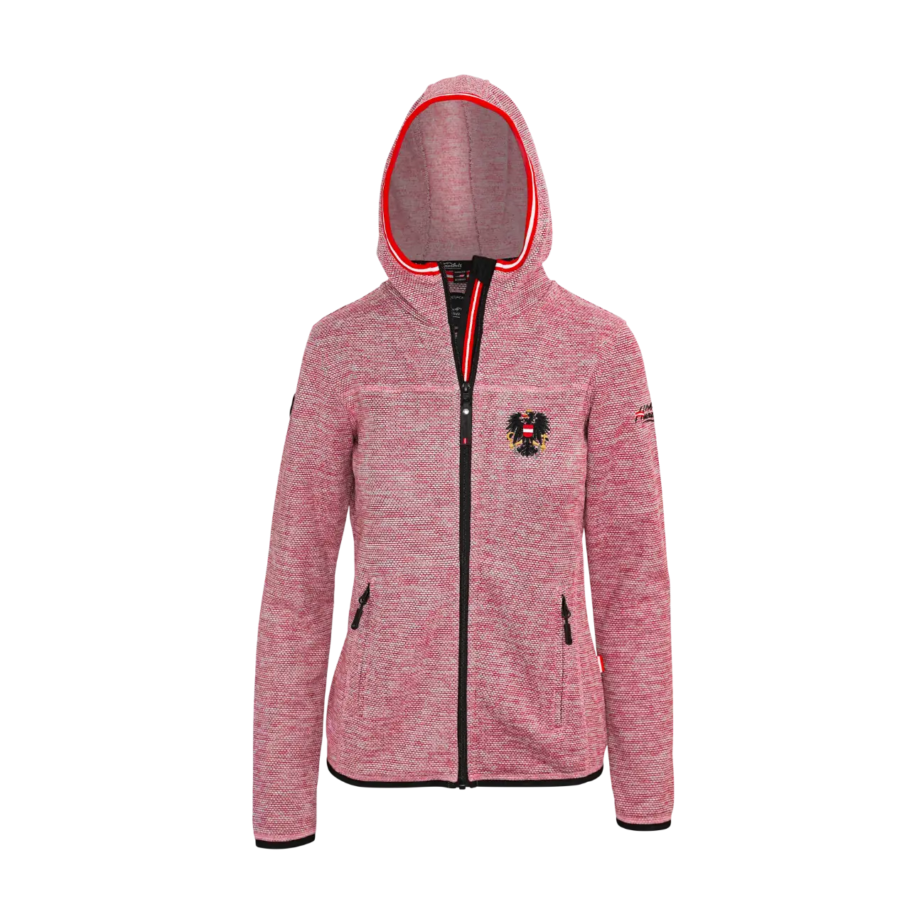 Österreich Kultjacke mit Kapuze - Dobby Fleece