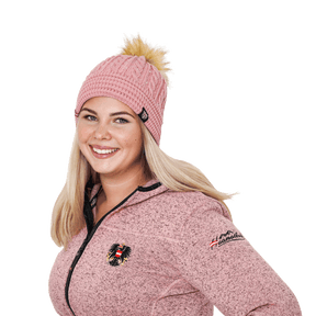 Rosa Glitzer Mütze Österreich