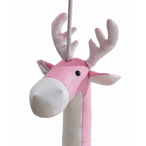 Rosa Hirsch Lampe für Kinderzimmer