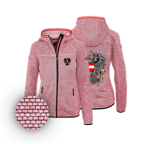 Österreich Kultjacke mit Kapuze - Dobby Fleece
