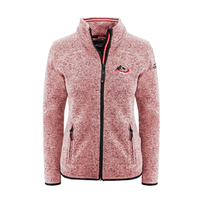 Rosa Ski Weste ohne Kapuze