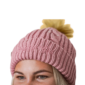 rosarote Winter Haube Austrian Girl