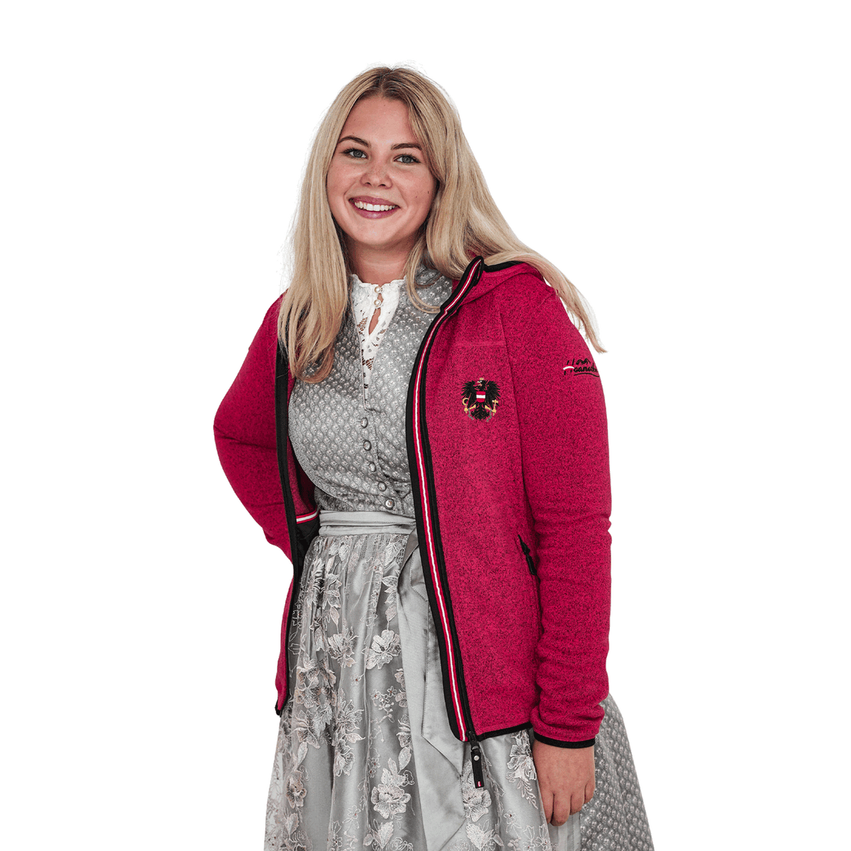 rote Kultjacke für Damen