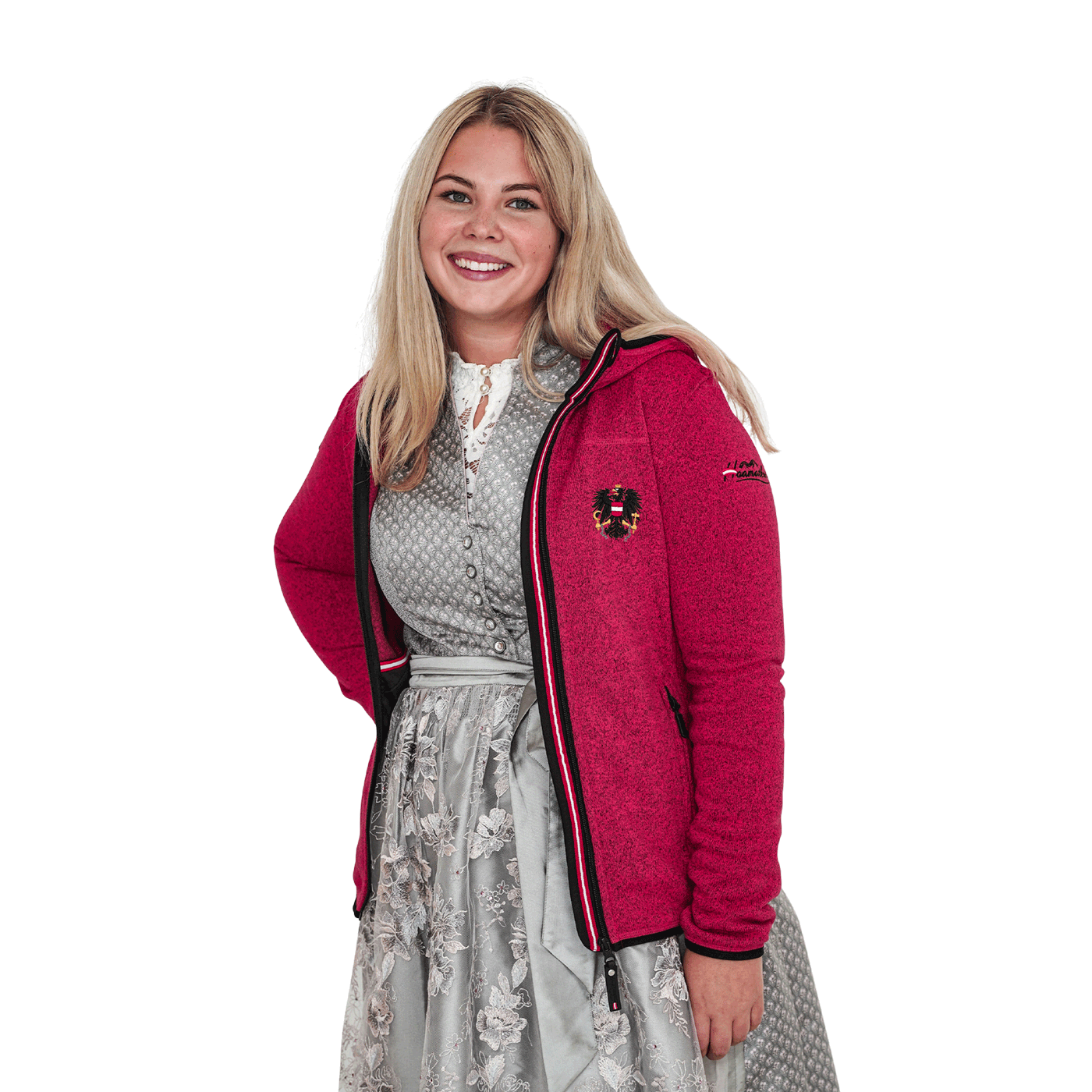 rote Kultjacke für Damen