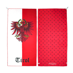 Rotes Tirol Adler Saunatuch
