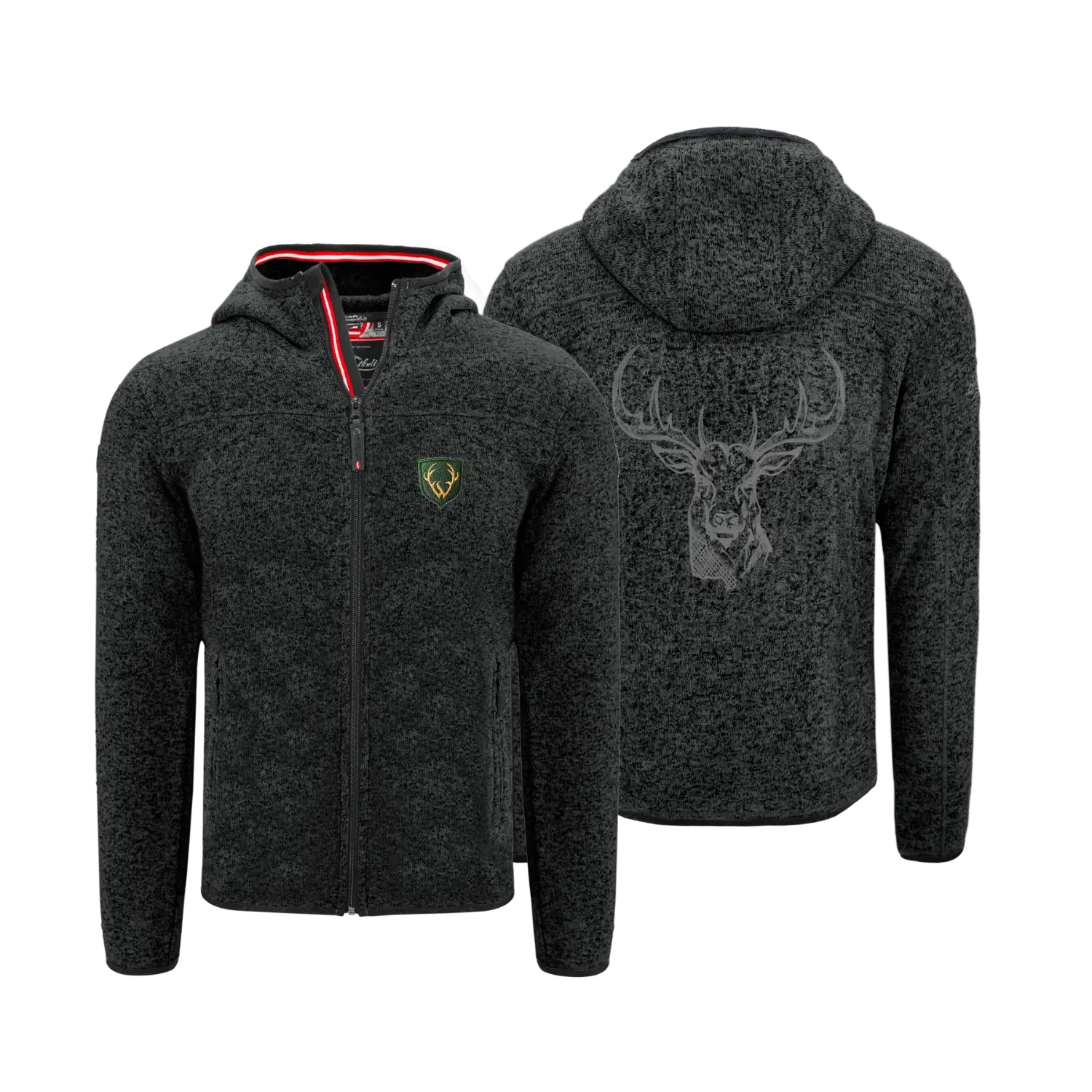 Hirsch Kultjacke mit Kapuze - Das Original