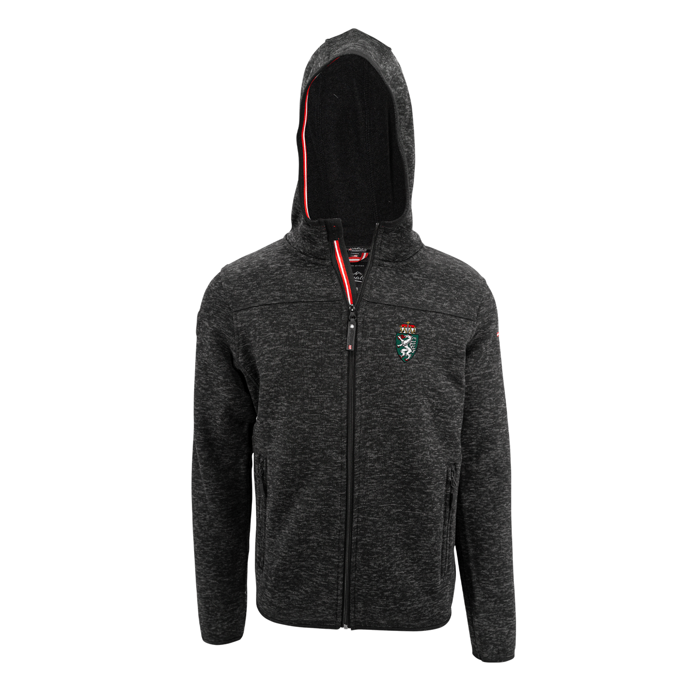Steiermark Kultjacke mit Kapuze - Schwarz