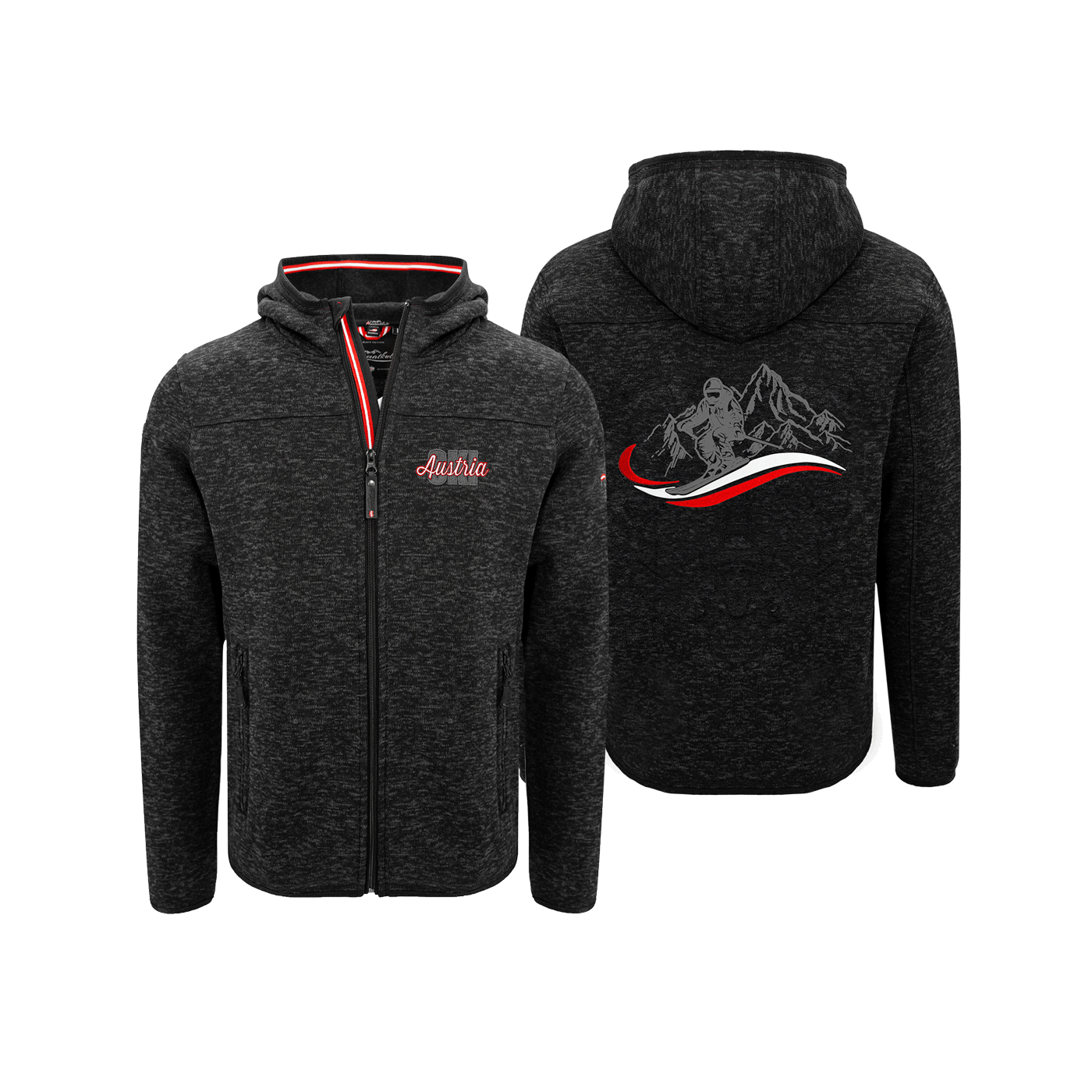Kultjacke mit Kapuze - Austria Ski