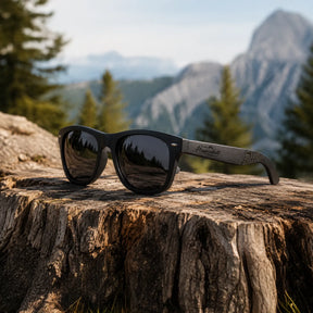Schwarze Holz Sonnenbrille Österreich Adler