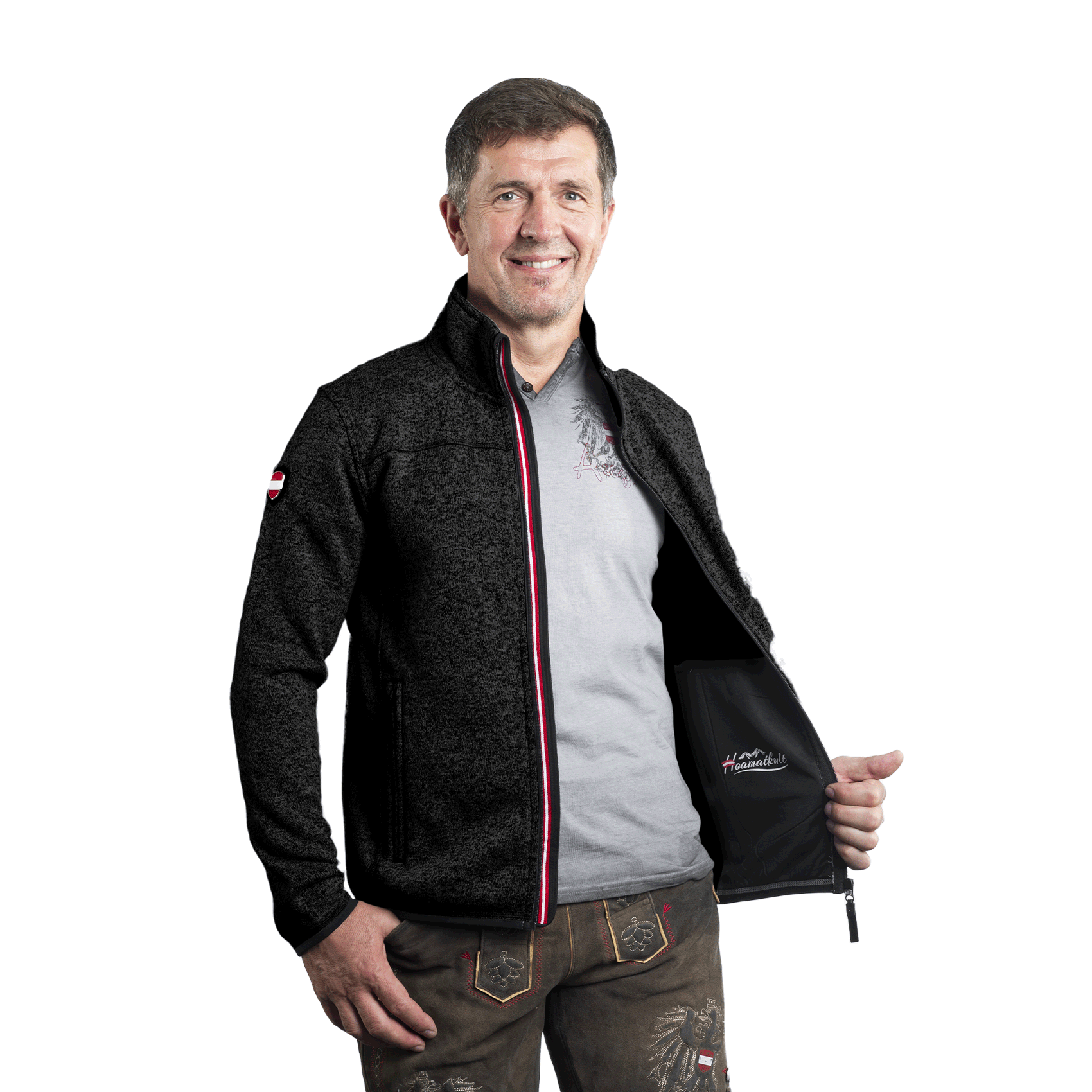 Kultjacke ohne Kapuze - "Ski-Edition"