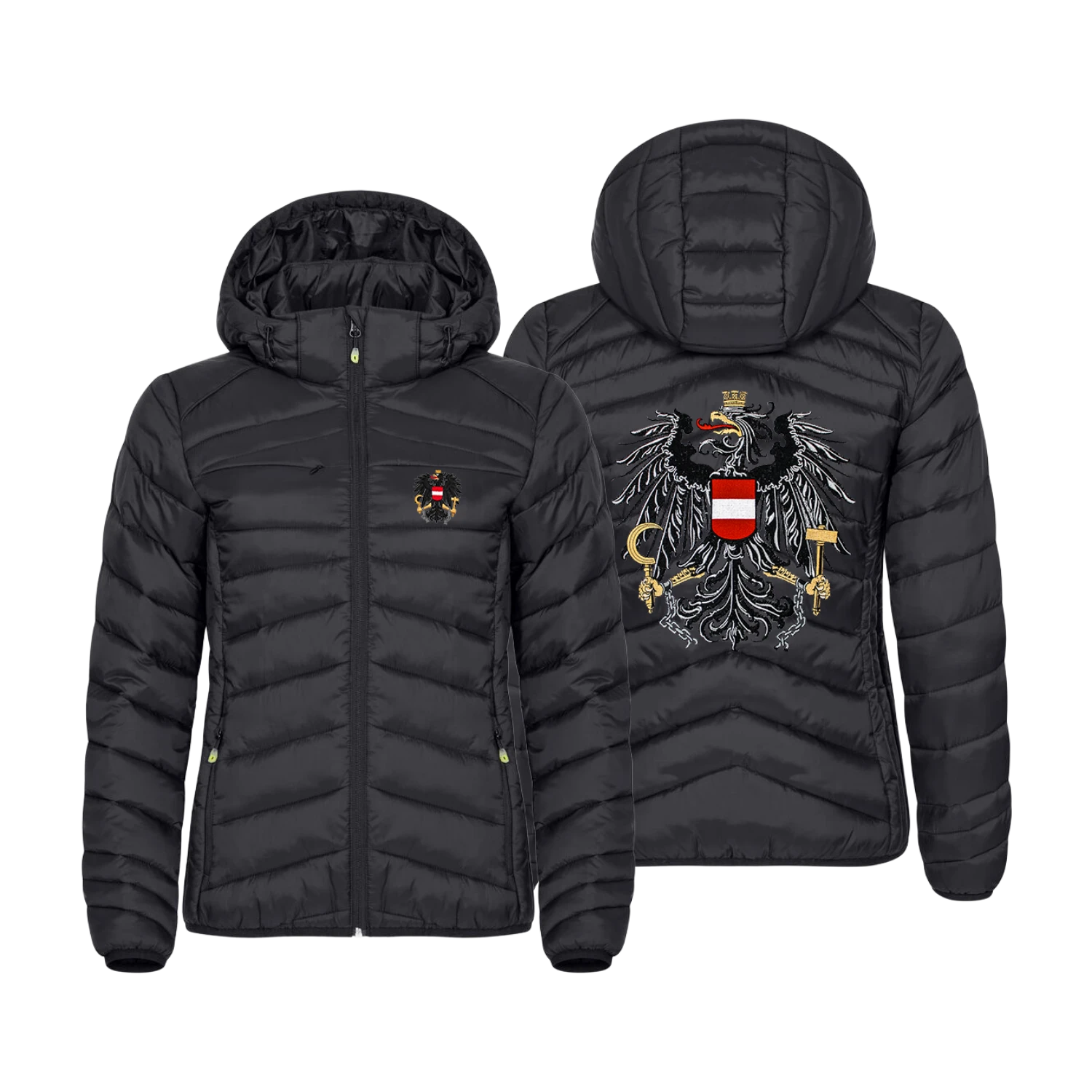 Österreich Adler Steppjacke