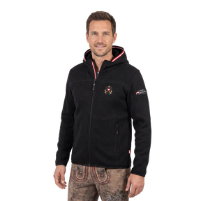 Österreich Kultjacke mit Kapuze - Strickoptik