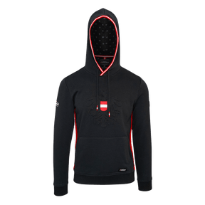 Schwarzer Österreich Hoodie für Herren