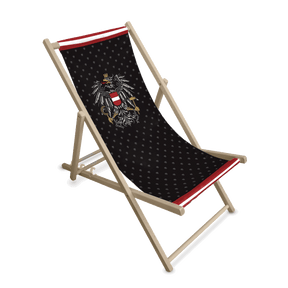 Österreich Adler Liegestuhl "Black Edition"