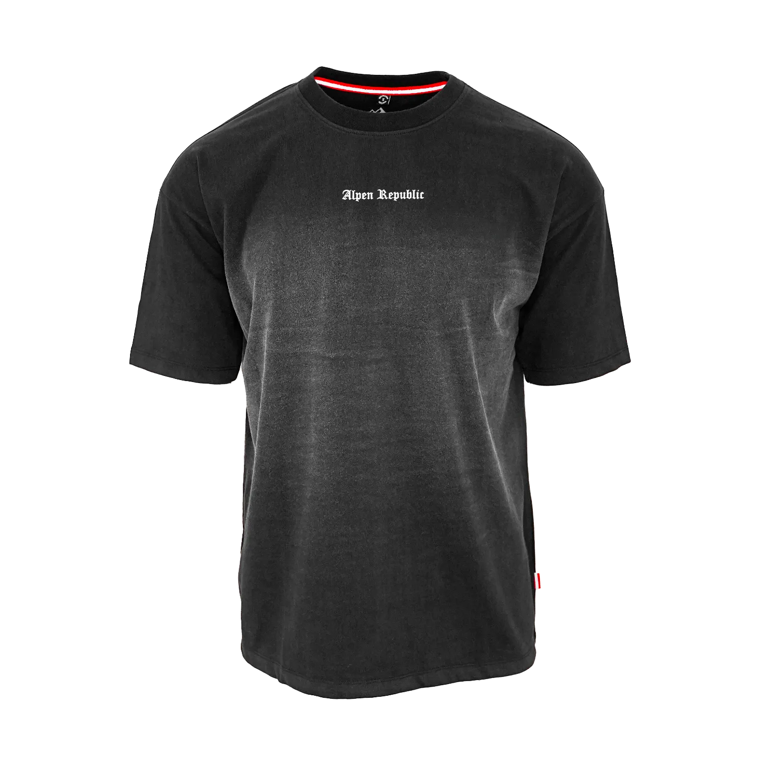 Alpen Republic Oversize T-Shirt - Schwarz