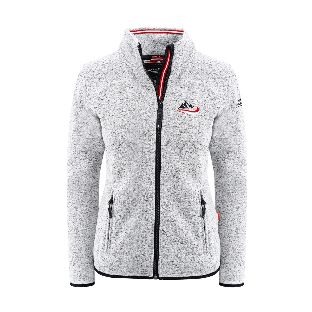 Ski Damen Kultjacke ohne Kapuze #Farbe_Hellgrau