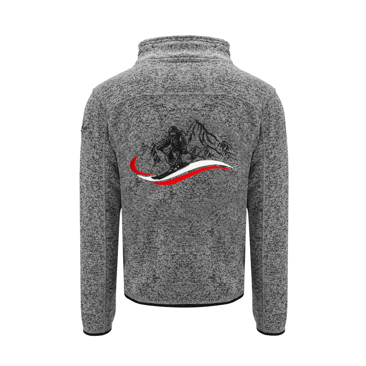Kultjacke ohne Kapuze - Ski rot-weiss-rot