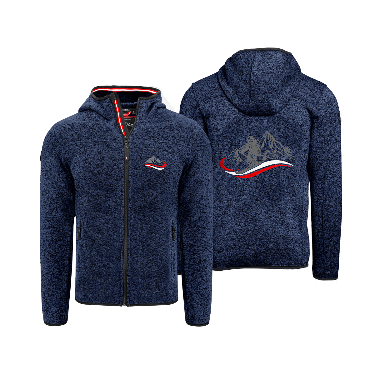 Ski Fleece Weste Herren dunkelblau