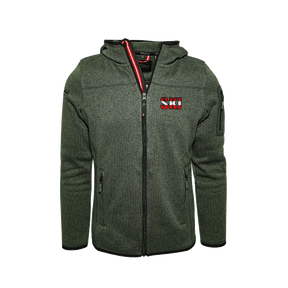Kultjacke mit Kapuze - Ski rot-weiss-rot