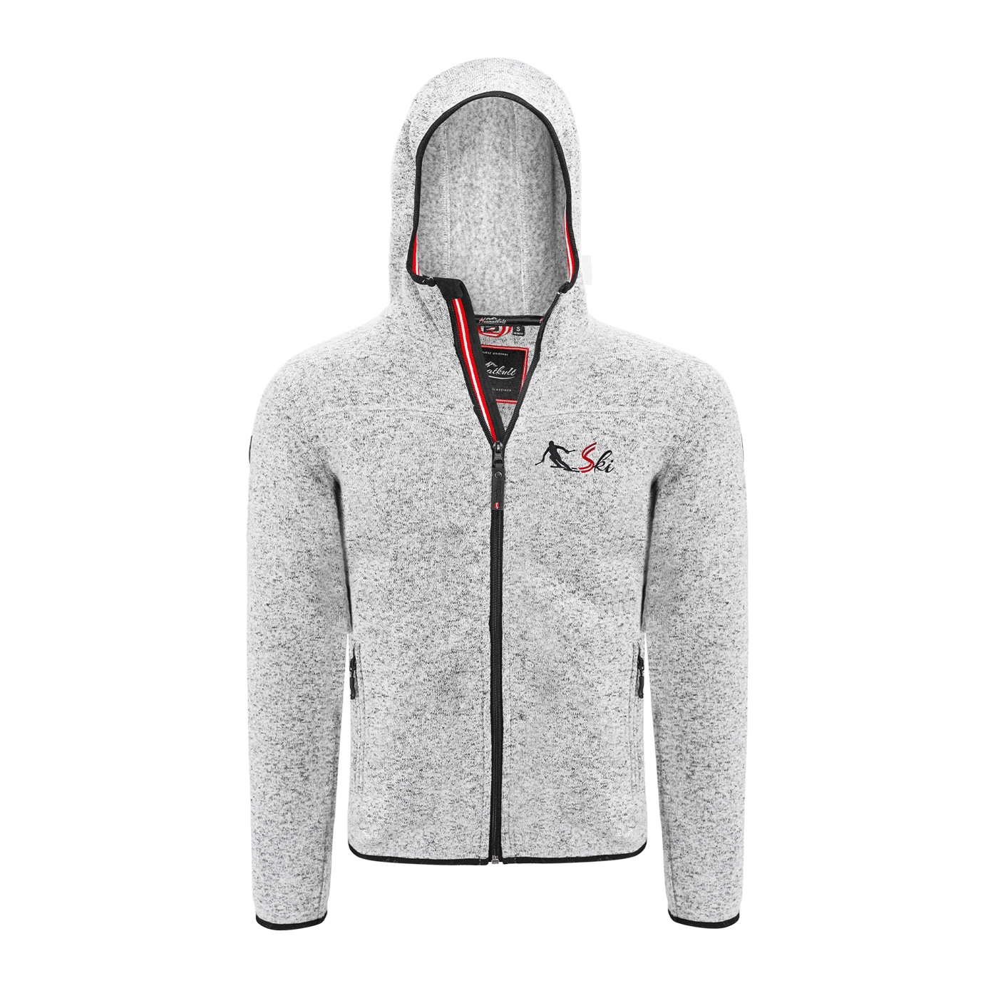 Kultjacke mit Kapuze - Skifahrer