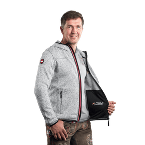 Kultjacke ohne Kapuze - Ski rot-weiss-rot