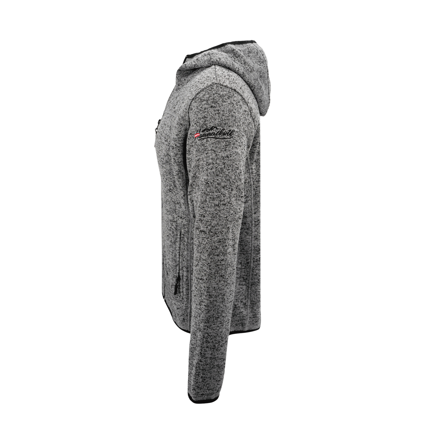 Kultjacke mit Kapuze - Skifahrer