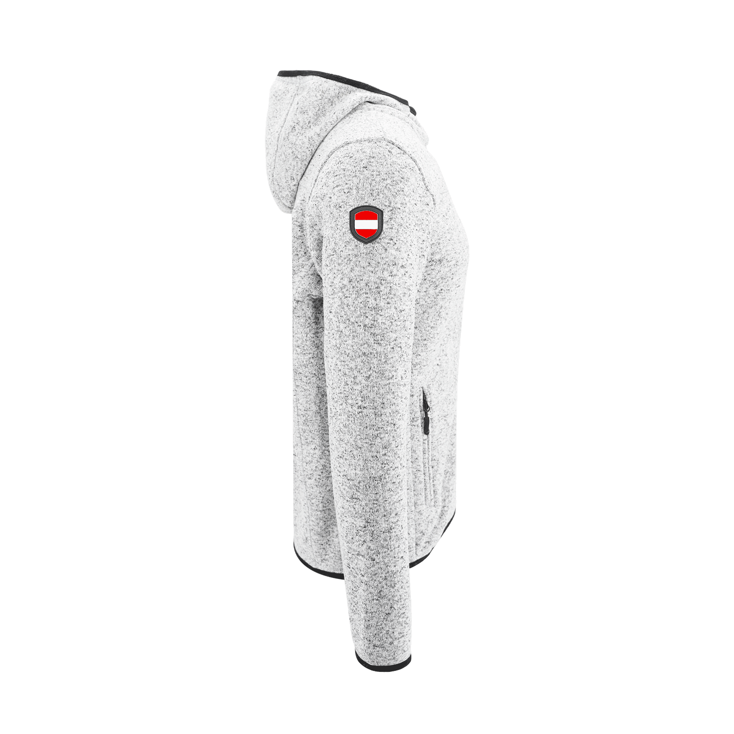 Kultjacke mit Kapuze - Skifahrer