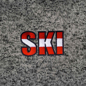 Kultjacke ohne Kapuze - Ski rot-weiss-rot