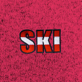 Kultjacke mit Kapuze - Ski rot-weiss-rot