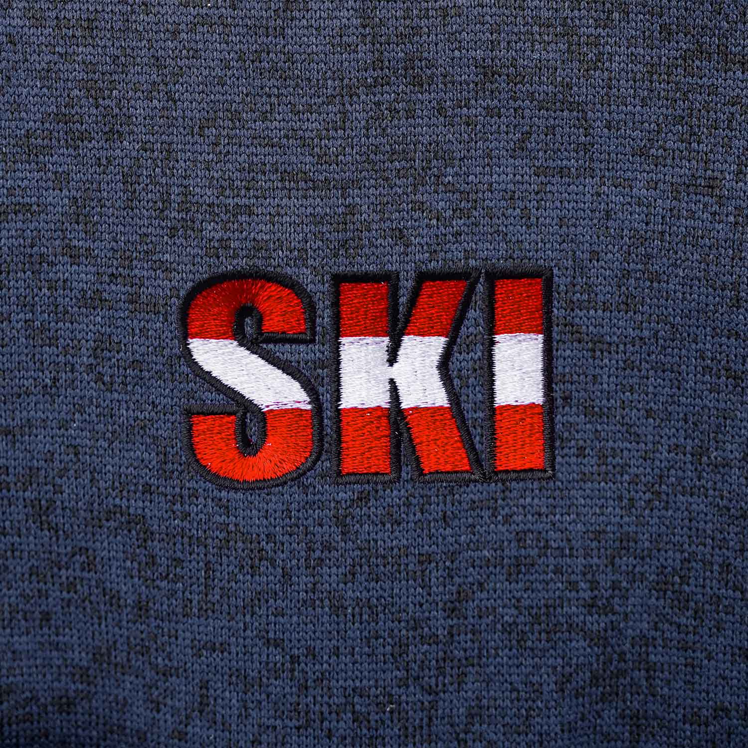 Kultjacke mit Kapuze - Ski rot-weiss-rot