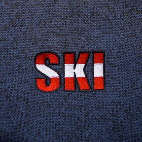 Kultjacke mit Kapuze - Ski rot-weiss-rot