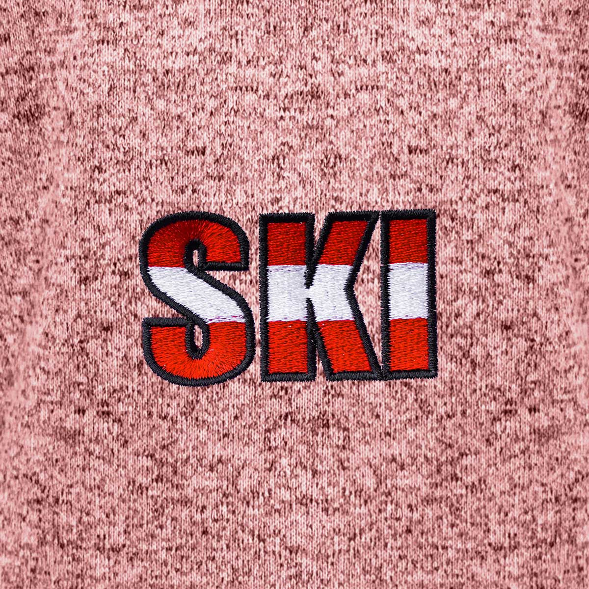 Kultjacke mit Kapuze - Ski rot-weiss-rot