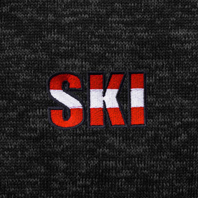 Kultjacke mit Kapuze - Ski rot-weiss-rot
