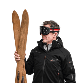 Skibrille Österreich Adler schwarz