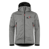 Skifahrer Herren Winterjacke grau #Farbe_Grau