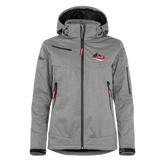 Skijacke Damen grau Berg Stickerei #Farbe_Grau