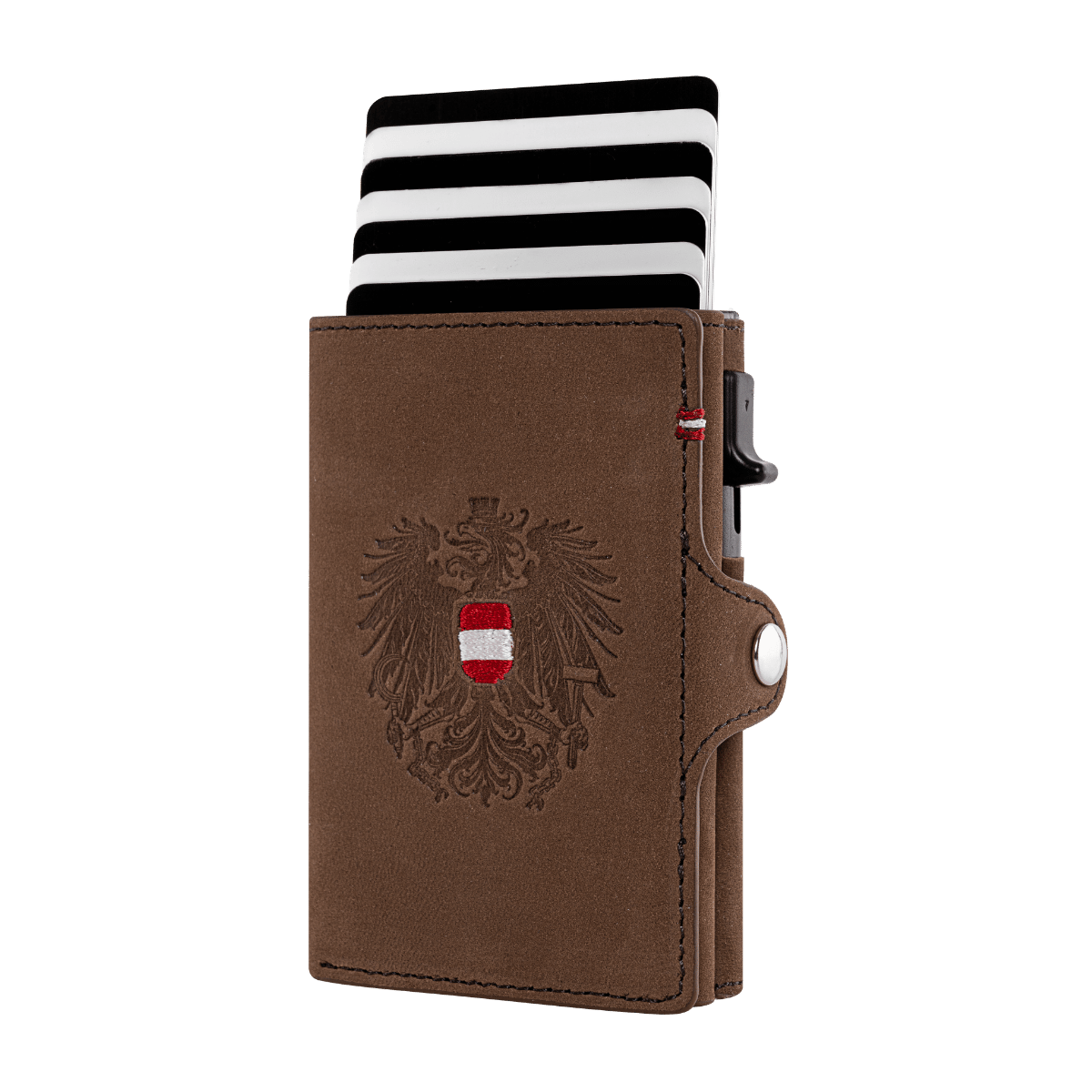 Smart Wallet Österreich Adler Vintage Leder