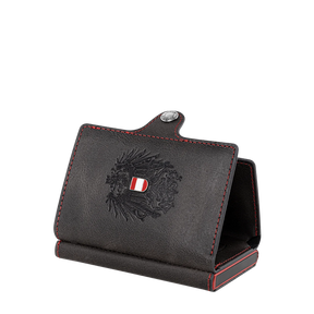 Adler Smart Wallet Trifold mit Karten-Pop-Up Funktion aus Echtleder