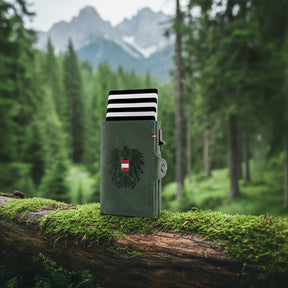 Adler Smart Wallet Trifold mit Karten-Pop-Up Funktion aus Echtleder
