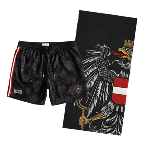 Kombo Deal - Badehose und Badetuch - Schwarz