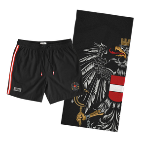 Kombo Deal - Badehose und Badetuch - Schwarz