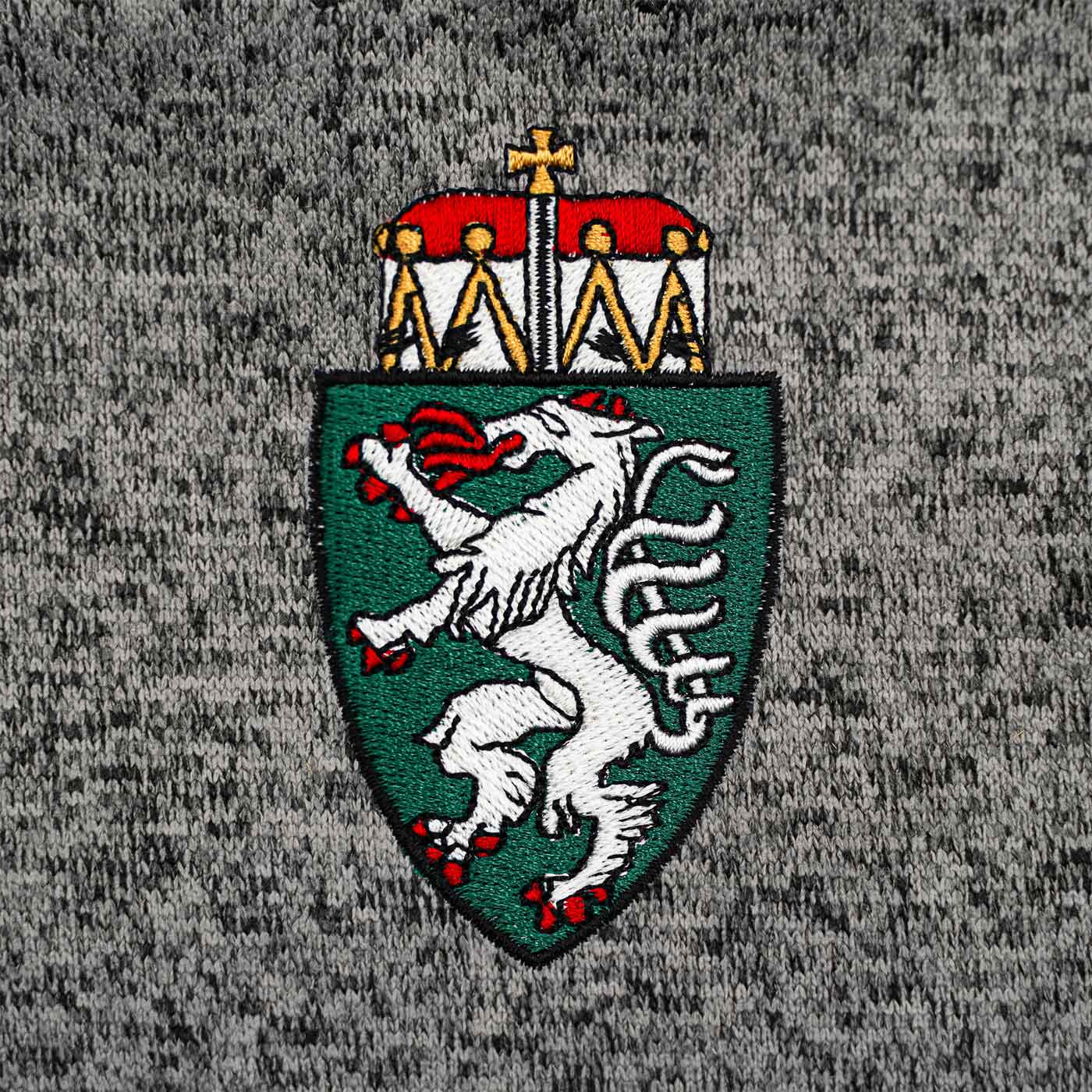 Steiermark Kultjacke mit Kapuze - Dunkelgrau