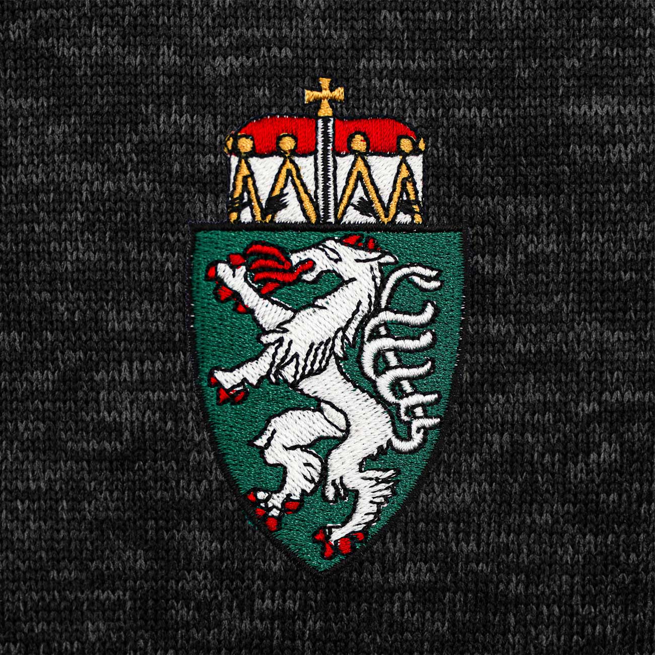 Steiermark Kultjacke mit Kapuze - Schwarz